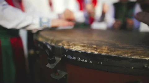 Drummer performing by hands Video stock 61739883