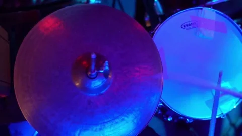 Drummer play the drum  Stock Footage 78565201