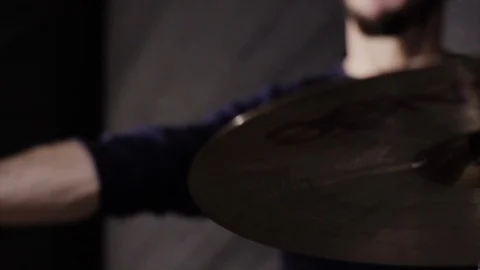 Drummer play in studio 動画素材 85524705