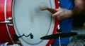 Drummer Playing A Bass Drum HD Footage