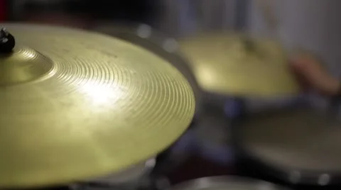 Drummer playing drums Stock Footage 52634631