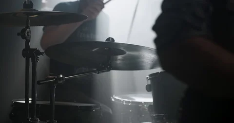 Drummer playing drums Video stock 92725465