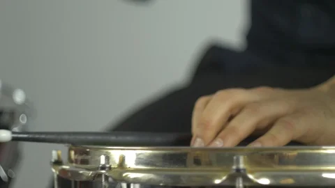 Drummer Playing Drums In Slow Motion 05 Stock Footage 127024105