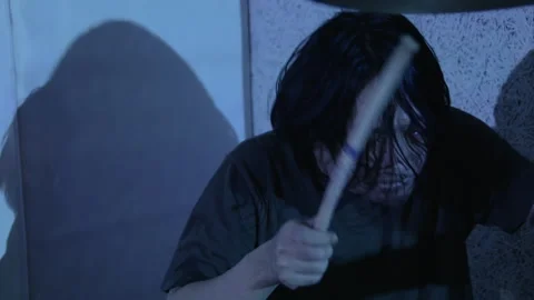 Drummer playing Stock Footage 160135895