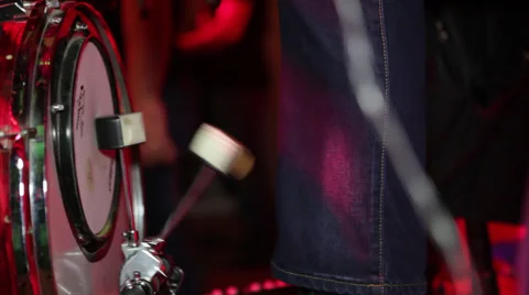 Drummer Plays the Drums Stock Footage 61631700