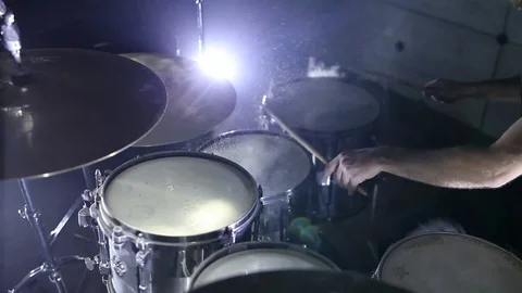 Drummer in rehearsal Video stock 74117059