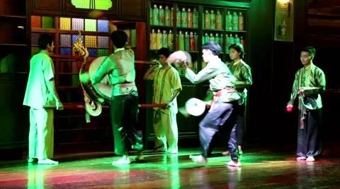 The drummer of Thailand.2 Stock Footage 41740779