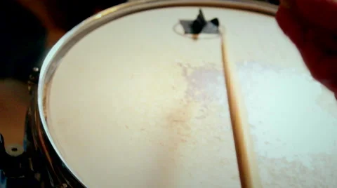 Drumming, close up on hands Stock Footage 47623039