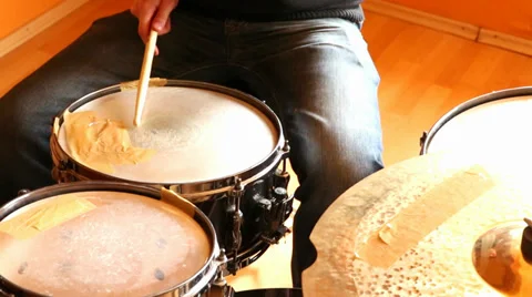 Drumming Stock Footage 38207510