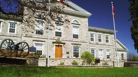 Drummond Courthouse - Perth, Ontario, Canada Stock Footage 42698086