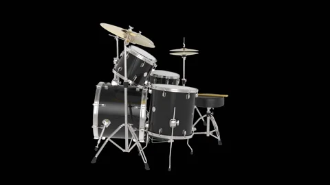 Drums . 3D Rotation 動画素材 122313048