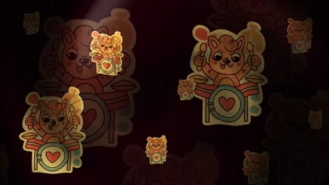 Drums Background Loop Stock Footage 309449637