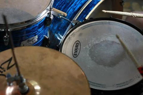 Drums band practice Stock Photos