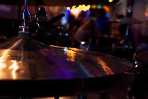 Drums in a bar Stock Photos