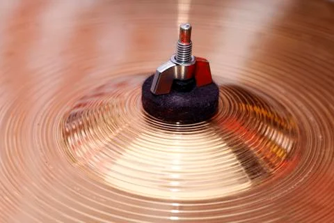 Drums, cymbals, close-up Stock Photos