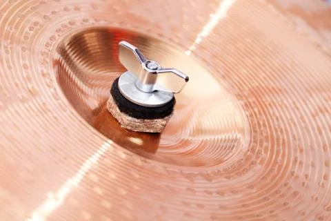 Drums, cymbals, close-up Stock Photos