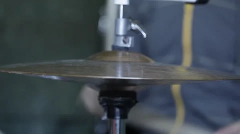 Drums - hihat close up Stock Footage 35913431