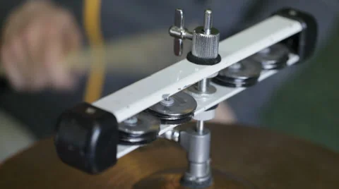 Drums - hihat close up Stock Footage 35914388