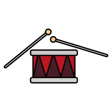 Drums icon image Stock Illustration