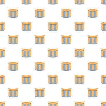 Drums musical instrument repeating pattern vector background 스톡 일러스트