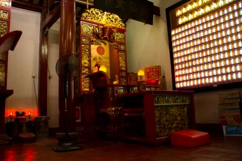 Drums team preparing during CNY. Foto stock