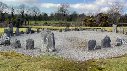 Drumskinny Stone Circle Stock Footage 175254469