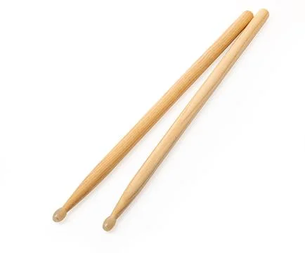 The drumstick is isolated Stock Photos