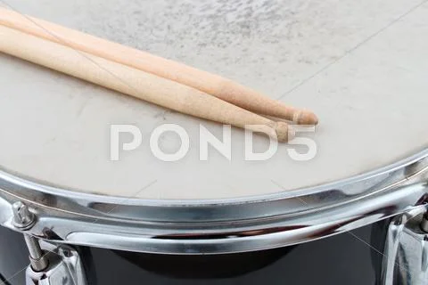 Drumsticks And Snare Drum