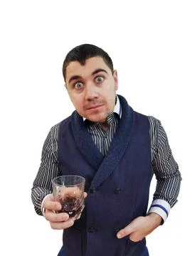 Drunk bohemian Stock Photos