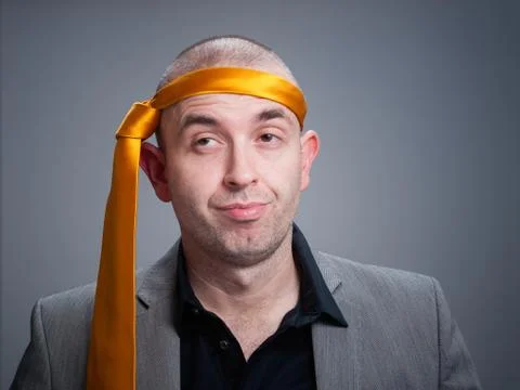 Drunk businessman. Stock Photos