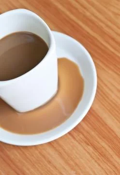 Drunk Coffee cup . Stock Photos