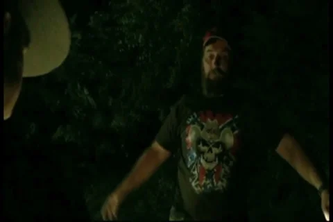 Drunk driver trying to keep balance in front of police officer Stock-Footage 8691933