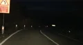 Drunk driving at night on serpentine mountain road, risk of accident, danger 4k or 4k+ Resolution