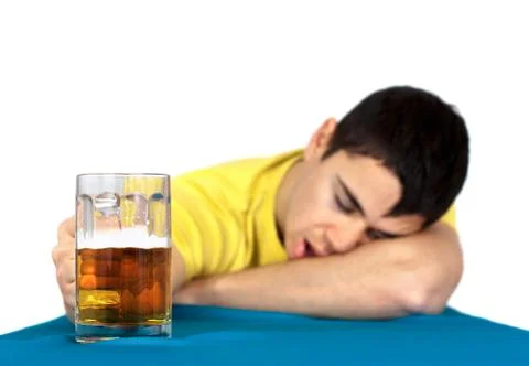 Drunk man Stock Photos