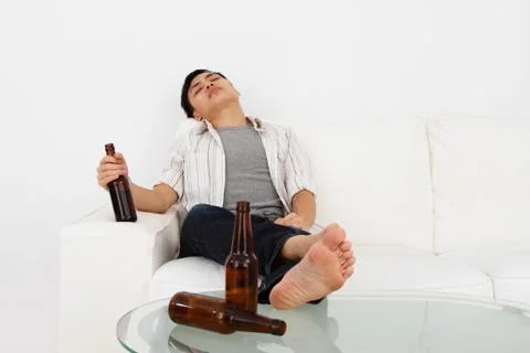 Drunk man Stock Photos