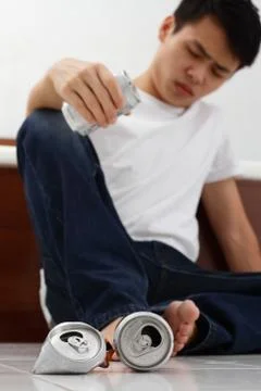 Drunk man Stock Photos