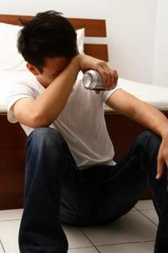 Drunk man Stock Photos