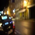 Drunk man POV looking for his car parked near bar, blurred vision, intoxication 4k or 4k+ Resolution