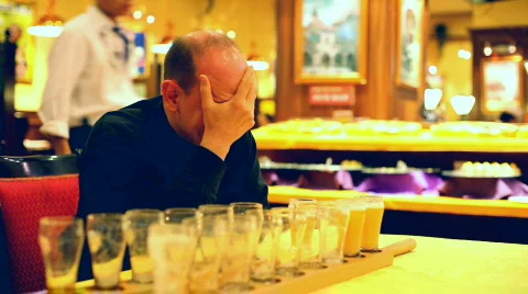 Drunk men Stock Footage 358516