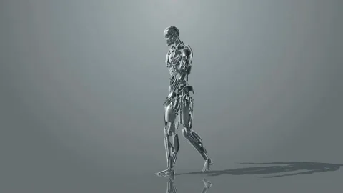 Drunk Robot Walking Stock Footage 172228172