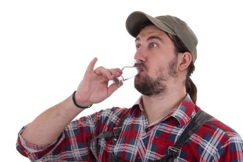 Drunk worker Stock Photos