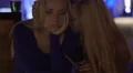 Drunk young ladies hugging and having heart talk at nightclub party, friendship 4k or 4k+ Resolution