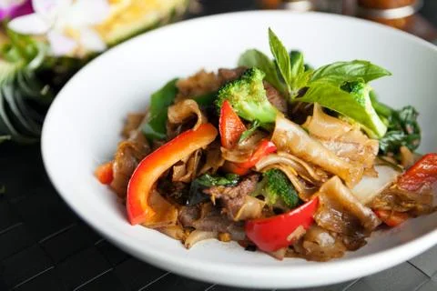 Drunken Noodles Stock Photos