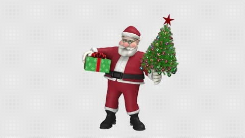 Drunken Santa Claus Loop Stock Footage 218567032