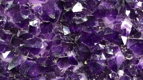 Druse of purple amethyst, abstract background. Stock Footage 159751047