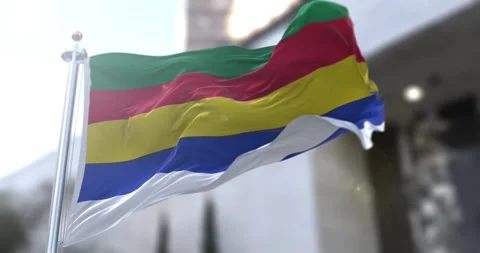 Druze-2-flag-waving-seamless-loop-4k-60fps Stock Footage 331781610