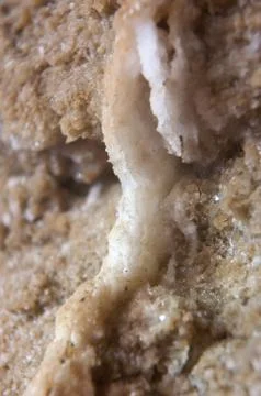 Druze of crystals in the cave Stock Photos