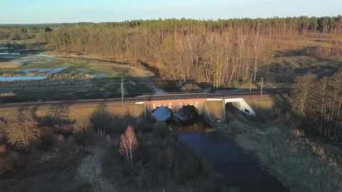 Drweca Valley - Forward Descent - 4K ProRes Stock Footage 332503584