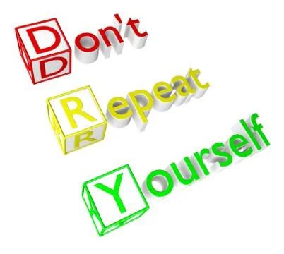 DRY acronym Stock Illustration