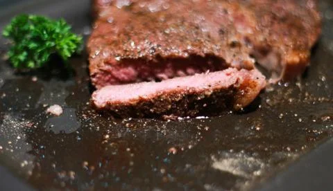 Dry aged steak Stock Photos